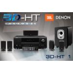 3D-HT1 Denon AVR-1312BK AV Receiver JBL SCS-200.5BK 5.1 Home Cinema System