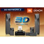 3D-Network 2 Denon AVR-1912BK AV Receiver JBL Studio 180 Studio 130 Studio 120C Speakers Set
