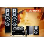 3D-HD 5 Denon AVR--2311BK JBL Stadium Arena Voice Speakers Set